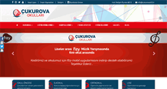 Desktop Screenshot of cukurova.k12.tr